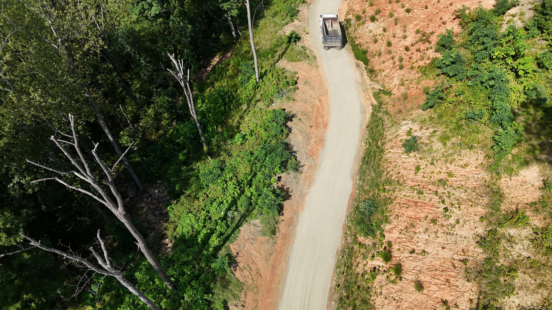 Land clearing and farm site preparation by Innovative Earthworks